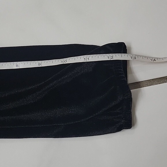 Lil Lemons NWT  Girls black velvet and lace long sleeve dress Size 4T - Picture 9 of 9